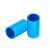鑫工派 PVC线管直接 穿线管直通 国标阻燃线管配件 蓝色直接DN20（10个） AC014