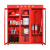 康迪普 消防柜工地应急消防柜大型室外不锈钢消防柜组合式微型消防站定制 0.8米单门