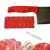 厨房4D管理菜肉鱼刀把套刀柄分色分类防滑套学校食堂刀具荤素色标 绿色 13x3cm