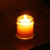 海斯迪克 应急防灾蜡烛 户外野营蜡烛 停电断电阻风蜡烛 黑色铁罐款 1个 HKCX-227