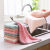 适配厨房不沾油洗碗布巾可挂式清洁布吸水不掉毛擦桌擦手巾 3条装颜色/随机25x25cm