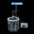 300x300mm玻璃缸数显恒温水浴锅带电动搅拌器76-1A分体连体控温 加热管一套