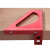 木工三角尺划线尺刻度尺45°铝合金直角尺角度尺画器规测量规工具 45°/90°木工划线尺