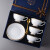 黎仙祺高颜值浮雕金欧式骨瓷精致咖啡杯杯碟套装陶瓷水杯家用英式茶杯 1杯1碟1勺精美礼盒装
