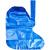 宸芃一次性鞋套防水雨天加厚长高筒养殖靴套防滑户外漂流绑带塑料脚套加厚 一次性蓝色套头雨衣（5件装） 150-190身高使 均码