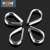 不锈钢钢丝绳套环重型保护环鸡心环三角环夸口夹头配件M2-M16 M2 (2个)