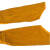昊鹰 电焊牛皮袖套焊工护袖牛皮防烫耐高温 劳保防护袖套耐磨隔热  黄色55cm