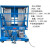 高空久固牌铝合金升降机登高作业平台苏州升降车液压平台电动梯子 14米双柱普通型