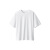 无印良品（MUJI）女式 天竺编织圆领短袖T恤上衣打底衫女款内搭多巴胺 白色BB2P6C4S M (160/84A)