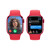 苹果（Apple）Watch Series 9 电话智能运动苹果手表S9 男女通用款 2023年新款 【S9】海棠红 【运动型表带S/M】 45毫米 GPS款 铝金属