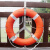 顺华狼 船用专业成人游泳圈儿童塑料游泳救生浮圈实心加厚 304不锈钢救生圈支架
