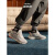 阿迪达斯 （adidas）「泡泡鞋」三叶草HI-TAIL男女运动休闲跑步鞋 灰/浅绿/米白 40245 灰_浅绿_米白 36.5225mm