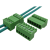 免焊对接EDGRKmm公母对插式插拔式绿色接线端子EDGRK 14p对接整套