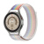 雷米瑞（LEIMIRUI）原装适用三星Galaxy watch手表watch6/5/pro专用一体尼龙表带 白彩虹-尼龙 三星gear s2表带【经典款】+钢化膜