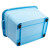 海斯迪克 HKCL-241 塑料带提手收纳箱工具箱储物加厚杂物整理箱  北欧蓝【三件套】小8+中15+大27L