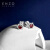 ENZO【520礼物】新款「雪花系列」18K金红宝石钻石耳钉女 EZV8880 15898# 吊牌价