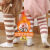 迪士尼（Disney）婴幼儿长筒护腿袜秋冬季加绒加厚保暖儿童护膝护胳膊宝宝袜套腿套 2双 粉色+咖色[加绒加厚] 均码0-3岁[26厘米加绒加厚]