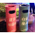 商用定制垃圾桶复古工业风营地油桶户外大号创意个性网红高颜值箱 【黑】100cm高