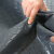 工厂车间走道垫工业地垫警示垫钢板纹地胶垫防滑PVC人字纹牛津垫 绿色 1.5*15M