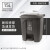 垃圾桶带盖脚踏式垃圾桶厨房垃圾桶大号制造业商用垃圾桶长方形分 15升灰色特厚新料+垃圾袋2包