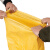 威厉固得 黄色编织袋 打包袋蛇皮袋物流包装袋防汛沙袋 加厚亮黄130*150cm 50只