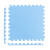 七彩阁 拼接地垫 泡沫垫 防摔地板加厚垫子 单位：块 蓝色 60*60*2.5cm【树叶纹】