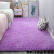 加厚地毯满铺卧室床边少女心茶几毯客厅大块毛绒可爱地垫ins 灰紫色 50cm*160cm送心形垫