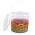 龙虾打包桶透明桶塑料桶 1-5L腐乳腌制泡菜桶捞汁小海鲜桶 3L(加厚款)
