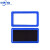 强磁磁性标签仓库材料卡库房标识牌档案文件柜专用磁性贴磁力卡套A 蓝色40*20mm