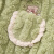 芬腾 睡衣女士冬季新品珊瑚绒卡通图案加厚保暖开衫家居服套装女 草绿-女款 XXL