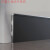 嵌入工装隐形铝合金踢脚线金属简约暗装极窄墙脚线 4厘米幻影黑(表面款) 1米价格