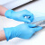 英科医疗（INTCO）一次性合成防护手套蓝色食品级无粉光面M5.0g 100只/盒 M 
