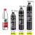 DUTRIEUX高压铝瓶co2瓶加厚防爆30mpa可充气储气罐高压气罐铝合金气瓶 喷塑黑-0.25L