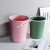 船用垃圾桶 磨砂创意垃圾桶大号卫生间客厅厨房卧室办公室带 小号粉色(带压圈) 2个装