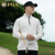 PGA高尔夫服装男长袖T恤秋冬运动球衣男装衣服polo衫翻领设计 PGA 101307-白色 M