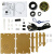 诺然 音乐频谱显示音箱焊接套件炫彩LED音乐51单片机DIY散件TJ-56-110 套件+外壳