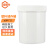 金固牢 塑料瓶加厚广口储存罐 大口直立桶存储密封桶密封罐 500ML白色 KZS-251