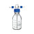 进口洗气瓶ASONE亚速旺SIMAX玻璃洗瓶缓冲瓶耐压密封耐腐100/250/500/1000ml 100ML 蓝盖全套