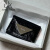 casa-kupsCK女包韩国小众漆皮经典三角牌便携卡包零钱包多色钱包证件包 黑色漆皮  头层牛皮