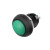 CDOE 12mm金属按钮防水开关彩色焊接式螺丝脚抗爆耐腐蚀 自锁球形 尼龙焊接脚(绿色)