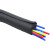 青芯微开口自卷式纺织套管阻燃电线保护电缆包线管编织网管 FSCS-32(内径32mm25米/卷)