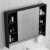 九牧（JOMOO）北欧式镜柜镜箱太空铝浴室柜组合单独收纳盒卫生间挂墙式储物镜 55*65  蓝色镜柜