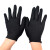 上柯 LF001 黑色棉手套加厚耐脏黑色作业手套 吸汗礼仪手套 厚款M码120双装