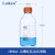 蜀牛玻璃棕色透明蓝盖丝口试剂瓶高硼硅蓝盖瓶100/250/500/1000ml/2000ml/50 高硼硅透明1000ml