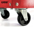 安赛瑞 三层工具车  77×35.5×70cm 承重200kg 红色23875