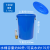 加厚大号塑料水桶带盖级储水桶圆桶装米特大容量发酵胶桶 蓝色100#桶带盖(约装水170斤P