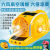 HKNA风扇帽子工地头盔带电风扇的安全帽太阳能可充电内置空调制冷男 蓝色20000六风扇Ai智能语音蓝牙送充电器 双太