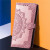 洛迪凡 翻盖浮雕保护套曼陀罗压花手机壳仿皮纯色卡包式支架皮套 适用于三星 （翻盖曼陀罗-玫瑰金） S24Ultra