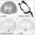 生产PE防撞帽内衬安全帽防护帽衬棒球帽通用工作内胆 PE+下颌带多孔透气性 白色