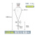 天玻梨形分液漏斗实验室油液玻璃四氟活塞60/125/250/500/1000ml 四氟活塞125ml